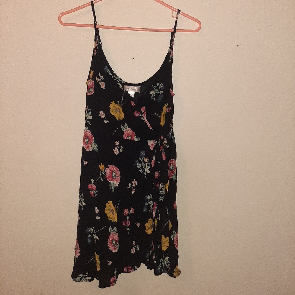 Band of Gypsys floral wrap dress